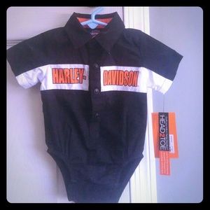 NWT! 0-3mo Harley-Davidson outfit